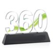 Milestone Optical VividPrint™ Award - Black | https://www.bestnamebadges.com
