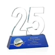 Milestone Optical VividPrint™ Award - Blue | https://www.bestnamebadges.com