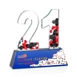 Milestone Optical VividPrint™ Award - Blue | https://www.bestnamebadges.com