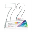 Milestone Optical VividPrint™ Award - Clear | https://www.bestnamebadges.com