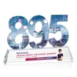 Milestone Optical VividPrint™ Award - Clear | https://www.bestnamebadges.com