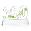 Milestone Optical VividPrint™ Award - Clear | https://www.bestnamebadges.com