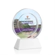Templeton VividPrint™ Award on Base - White | https://www.bestnamebadges.com