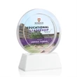 Templeton VividPrint™ Award on Base - White | https://www.bestnamebadges.com