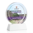 Templeton VividPrint™ Award on Base - White | https://www.bestnamebadges.com