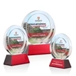 Templeton VividPrint™ Award on Base - Red | https://www.bestnamebadges.com