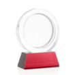 Templeton VividPrint™ Award on Base - Red | https://www.bestnamebadges.com