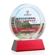 Templeton VividPrint™ Award on Base - Red | https://www.bestnamebadges.com