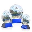 Templeton VividPrint™ Award on Base - Blue | https://www.bestnamebadges.com