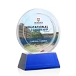Templeton VividPrint™ Award on Base - Blue | https://www.bestnamebadges.com