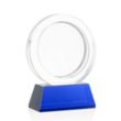 Templeton VividPrint™ Award on Base - Blue | https://www.bestnamebadges.com