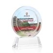 Templeton VividPrint™ Award on Base - Clear | https://www.bestnamebadges.com