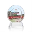 Templeton VividPrint™ Award on Base - Clear | https://www.bestnamebadges.com