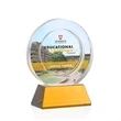 Templeton VividPrint™ Award on Base - Amber | https://www.bestnamebadges.com