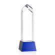 Clarington VividPrint™ Award on Base - Blue | https://www.bestnamebadges.com
