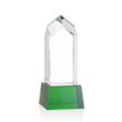 Clarington VividPrint™ Award on Base - Green | https://www.bestnamebadges.com
