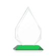 Hawthorne VividPrint™ Award - Green | https://www.bestnamebadges.com