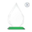 Hawthorne VividPrint™ Award - Green | https://www.bestnamebadges.com