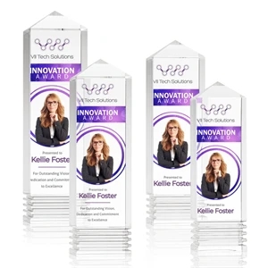 Rosedale Obelisk VividPrint™ Award | https://www.bestnamebadges.com