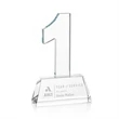Milestone Optical Award - Clear | https://www.bestnamebadges.com
