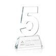 Milestone Optical Award - Clear | https://www.bestnamebadges.com