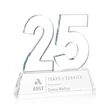 Milestone Optical Award - Clear | https://www.bestnamebadges.com
