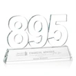 Milestone Optical Award - Clear | https://www.bestnamebadges.com