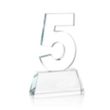 Milestone Optical Award - Clear | https://www.bestnamebadges.com