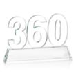 Milestone Optical Award - Clear | https://www.bestnamebadges.com