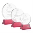 Glenwood Award on Base - Red | https://www.bestnamebadges.com