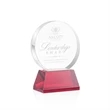 Glenwood Award on Base - Red | https://www.bestnamebadges.com