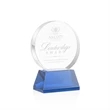 Glenwood Award on Base - Blue | https://www.bestnamebadges.com