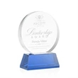 Glenwood Award on Base - Blue | https://www.bestnamebadges.com