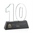 Milestone Optical Award - Black | https://www.bestnamebadges.com