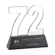 Milestone Optical Award - Black | https://www.bestnamebadges.com