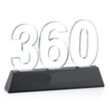 Milestone Optical Award - Black | https://www.bestnamebadges.com