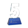 Milestone Optical Award - Blue | https://www.bestnamebadges.com