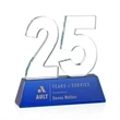 Milestone Optical Award - Blue | https://www.bestnamebadges.com