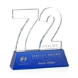 Milestone Optical Award - Blue | https://www.bestnamebadges.com