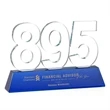 Milestone Optical Award - Blue | https://www.bestnamebadges.com