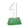 Milestone Optical Award - Green | https://www.bestnamebadges.com