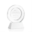 Templeton Award on Base - White | https://www.bestnamebadges.com