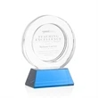 Templeton Award on Base - Sky Blue | https://www.bestnamebadges.com