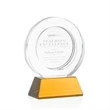 Templeton Award on Base - Amber | https://www.bestnamebadges.com