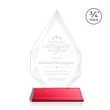 Hawthorne Award on Newhaven - Red | https://www.bestnamebadges.com