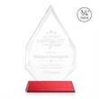 Hawthorne Award on Newhaven - Red | https://www.bestnamebadges.com