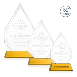 Hawthorne Award on Newhaven - Amber | https://www.bestnamebadges.com