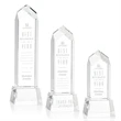 Clarington Award on Base - Clear | https://www.bestnamebadges.com