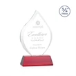 Worthington Award on Newhaven Base - Red | https://www.bestnamebadges.com