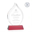 Worthington Award on Newhaven Base - Red | https://www.bestnamebadges.com